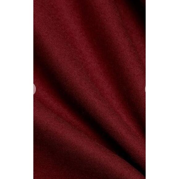 NEW Reformation Elianna Button-Up Blouse Top Cotton Burgundy Red Size 2 - Picture 8 of 15